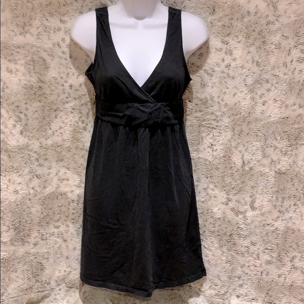 Old Navy The Perfect Black Cotton Dress, Flowy Size S